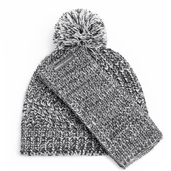 REBECCA MINKOFF Marled Beanie and Arm Warmers NWT - Picture 5 of 5